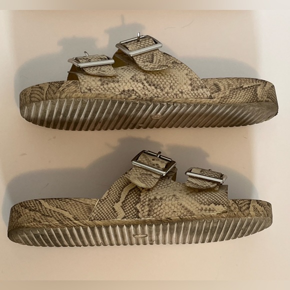 Steve Madden Snake Print Sandals - Picture 14 of 15